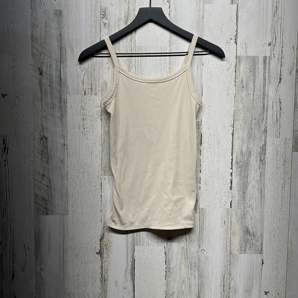 No Boundaries Girls Cream Tank Size Small 3-5 great condition